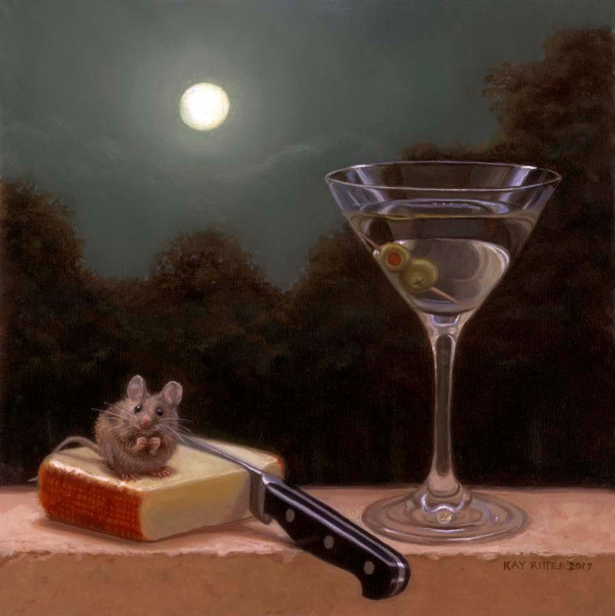 M is for mouse moon martini