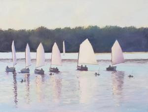 Smooth Sailing  |  Oil on canvas  |  18 x 24  |  19 x 25 Framed  |  $1,750