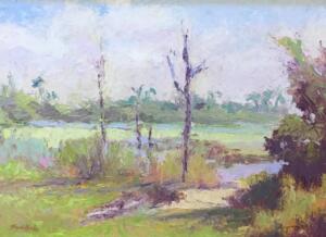 THE GLADES,  FLORIDA  |  Oil on board  |  12 x 16  |  17 x 21 Framed  |  $1200