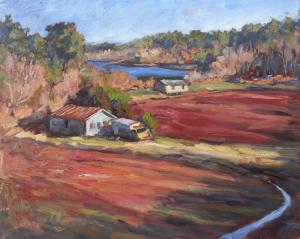 Cranberry Bog  |  Oil on canvas  |  24 x 30  |  28 x 34 Framed  |  $4,200