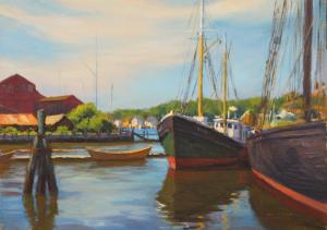 The Harbor Mystic  Oil on canvas  |  10 x 14  |  14 x 18 Framed  |  $1400