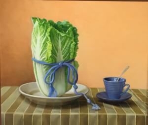 CABBAGE CUP  | 16 x 18 |  Oil on Linen | $4000