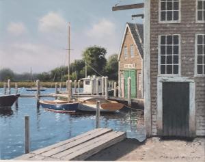 CROSBYS BOAT YARD  |  Oil on canvas  |  16 x 20  |  21 x 25 Framed  |  $1650