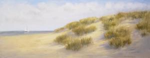 Dunes at Dowses Beach  |  Oil on canvas  |  16 x 40  |  17 x 41 Framed  |  $1900