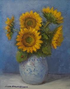 SUNFLOWER  |  Oil on canvas  |  8 x 10  |  14 x 17 Framed  |  $800