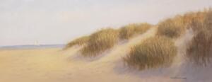 Dunescape  |  Oil on canvas  |  16 x 40  | 17 x 41 Framed  |  $1900