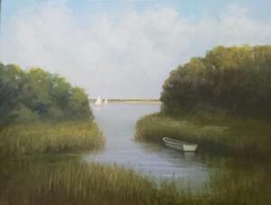 Secret Cove  |  Oil on canvas  |  18 x 24  |  24 x 30 Framed  |  $2400