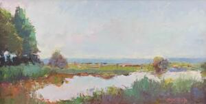 RUSHY MARSH  |  6 x 11  |  Oil on panel  |  8.5 x 14 Framed  |  $600