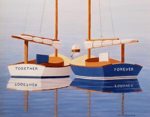 TOGETHER FOREVER  |  Oil on panel  |  16 x 20  |  21.5 x 25.5 Framed  |  $2750