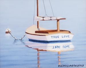 TRUE LOVE  |  Oil on panel  |  4 x 5  |  7.5 x 8.5  |  $375